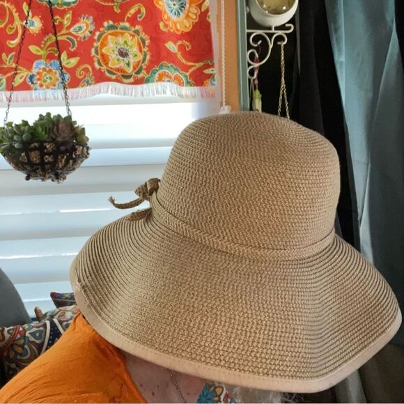 SAN Diego Hat Co floppy straw hat - Picture 3 of 8